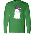 thumbnail image 3 of Inktastic Little Ghost, Cute Ghost, Ribbon, Halloween Long Sleeve T-Shirt, 3 of 5