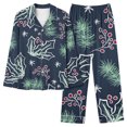 thumbnail image 5 of Xihbxyly Christmas Pajamas for Women, Women's Christmas Printed Pajama Set for Daily Home Wear Two-Piece Pajama Set with Pocket, 5 of 6