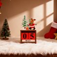 thumbnail image 3 of Christmas Advent Calendar with Wooden Desktop Design for Holiday Decoration | Desktop Christmas Party Gift for Home Mantels and Bookshelves Version C, 3 of 5