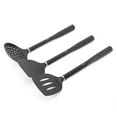 thumbnail image 3 of Gibson Home Hamps Bridge 10-Piece Nylon Kitchen Tool Set and Utensil Crock in Black and Gold, 3 of 4