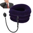 thumbnail image 1 of Fyydes Neck Traction Device,Inflate Neck Traction,Purple Cervical Neck Traction Inflate Device Elderly Neck Stretcher Neck Support Brace, 1 of 8