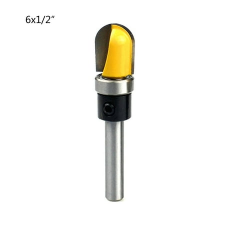 

Round Nose Milling Cutter with Bearing Practical Grooving Router Bit Engraving Router Planing Head DIY Woodworking Tools