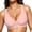 Pink, variant on Voska Women's Jelly Bras Wireless Deep V Bralette Push Up T-shirt Bras Comfortable Full Coverage Invisible Soft Bra White 32
