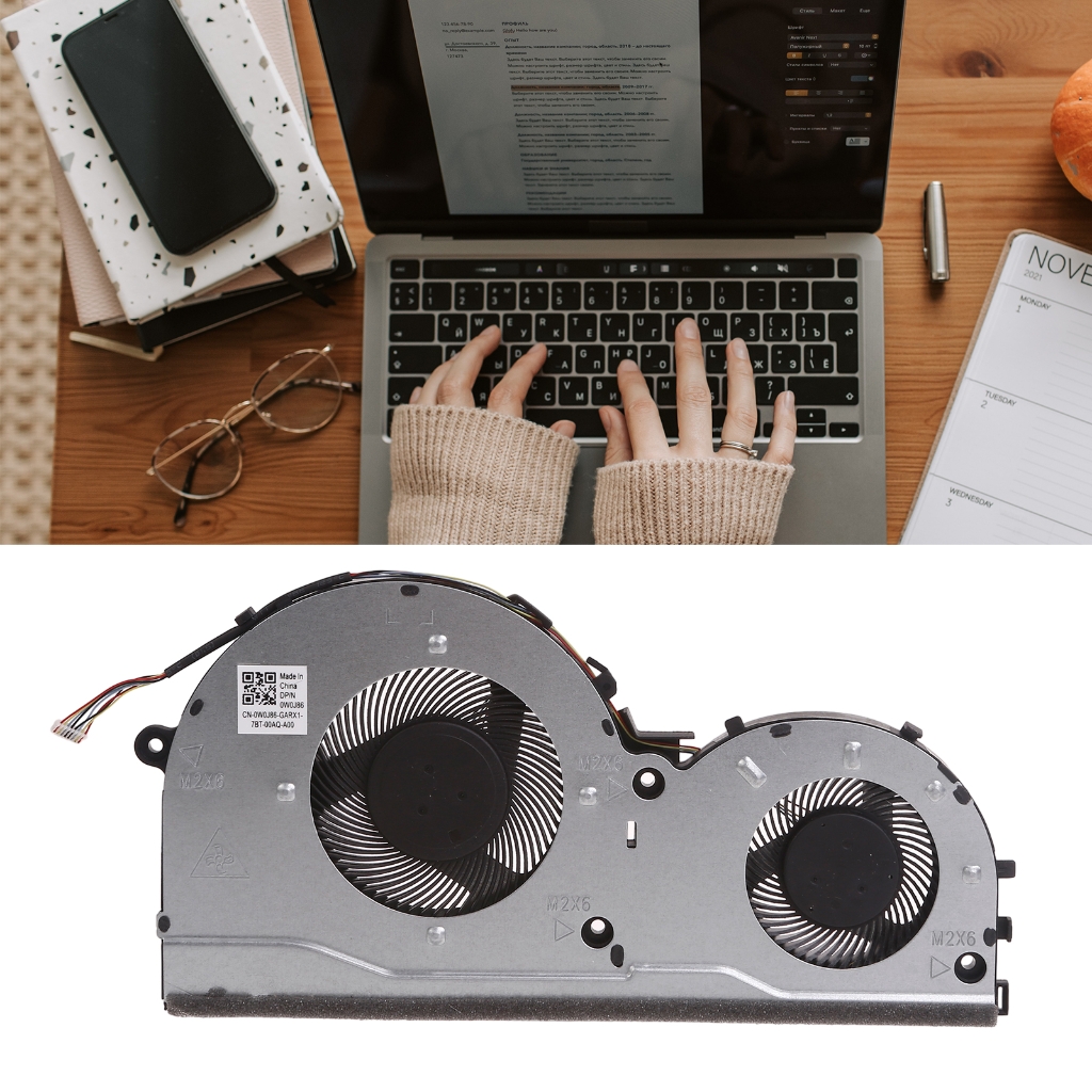 WINDLAND CPU Cooling Fan for L330-15ICH 17ICH Laptop Notebook Graphics Card Cooler