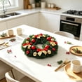 thumbnail image 6 of Kokovifyves 11.8"Christmas Wreath for Front Door,Holiday Garland with Bows and Ornaments for Indoor Outdoor Wall Window Decorations, 6 of 7