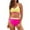 Yellow, variant on Women's Bikini Set Solid Color Two Piece Swimsuit with Removable Bra Pads No Underwire for Beach Swimming Vacation,Blue,L