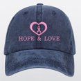 thumbnail image 2 of XIAOCHA Womens Washed Embroidered Baseball Cap Adjustable Hat Band Casual Dad Hat,Navy, 2 of 4