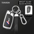 thumbnail image 6 of For Peugeot 307 C 3 buttons key case Zinc Alloy Leather Car Key Case Cover 2008 3008 4008 408 508, 6 of 9