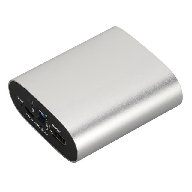 Convertidor Estéreo HD, Aleació de aluminio de extracto de sonido de protección de esd de múltiples formatos para receptor av para tv para TV