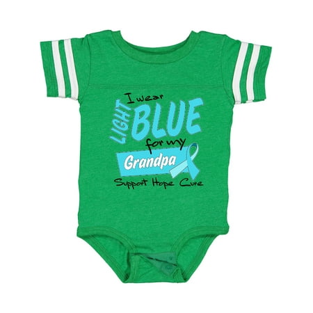 

Inktastic I Wear Light Blue for My Grandpa Gift Baby Boy or Baby Girl Bodysuit