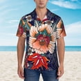 thumbnail image 2 of Haiem Paisley2 Printed Hawaiian Shirt for Men - Men’s Casual Beach Summer Shirts - Stretch Fabric with Modern Fit-Medium, 2 of 7