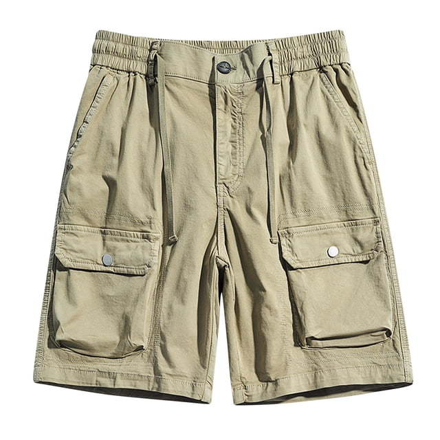Birdeem Mens Plus Size Cargo Shorts Multi-Pockets Relaxed Summer Beach Shorts Pants