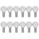 thumbnail image 3 of 12 tornillos de mariposa de acero inoxidable - Tornillos para horquilla de asador, repuesto para la parrilla giratoria de freidoras de aire - Accesorios para hornos y parrillas de cocina, 3 of 8