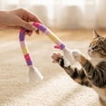 thumbnail image 5 of Cat Chew Toy 3PCS Sisal Rope Cat Chew Toys Kitten Teething Toys for Indoor Cats Kitten Chew Toys Teething Bite Resistant Rope Toy Chew for Cats Interactive Play, Red, 5 of 5