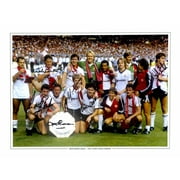 Angle View: Manchester United Autographed 12" x 16" 1983 Charity Shield Photograph with 6 Signatures - ICONS - Fanatics Authentic Certified