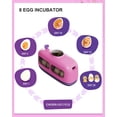 thumbnail image 5 of 8 Egg Incubator, Led Candler incubadora de huevos for Chicken with Temperature Humidity Control and Display,Educational Incubators for Chick, Duck, Quail, Goose Eggs (/110V), 5 of 7
