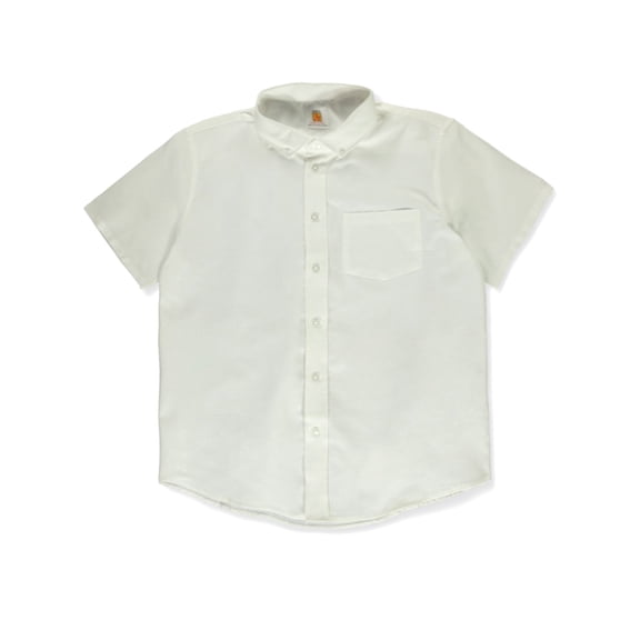 A Men's S/S Oxford Button-Down Shirt Color: white Size: s