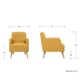 thumbnail image 3 of Sillón con brazos Biguza Estilo Contemporáneo Color Mostaza GAIA Biguza, 3 of 7