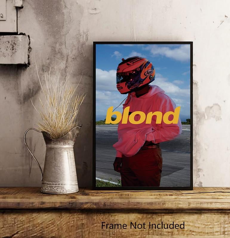 frank ocean blond poster motorcycle helmet Frank Ocean Blond Rap Music