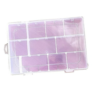Plastic Jewelry Organizer Box Clear Storage Bead Case For Little  Crafts/Arts Container With 10 Grids