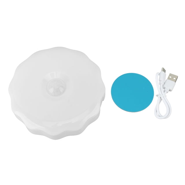 Luz nocturna LED pequeña recargable, luz nocturna con sensor de movimiento Lámpara de armario LED magnética Luz nocturna con sensor de movimiento pequeño Estética elegante