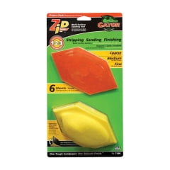 

Gator Gator - 7186 - Zip 3 in. W x 6 in. L Assorted Grit Sanding Block Kit