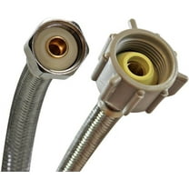 Fluidmaster 1/2 in. Ballcock Ah X 7/8 in. D Ballcock 20 in. Braided Stainless Steel Supply Line