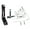 rear 140MM, variant on Flat Mount to Post Mount Adapter for Road Bike Disc Brake Calipers Lightweight Aluminum Alloy for 140MM/160MM Compatibility