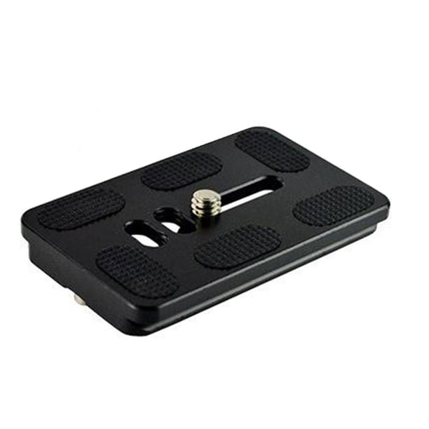 Placa de liberación rápida con montaje de tornillo de 1/4 "para cabezal de bola de trípode para cámara SLR PU70 jinwen Placa de liberación rápida de la cámara