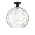 thumbnail image 4 of Innovations Lighting 616-1F-SN-G1215-14 Athens 14" Wide Semi-Flush Globe Ceiling Fixture -, 4 of 5