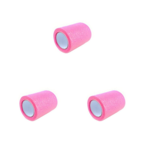 Yuarrent Rollo de tul Glitter Tul Craft Hollow-out Sparkle Rainbow Rolls Suministros de boda Decoraciones para vestidos Fiesta de disfraces Rosa Type1 NO1