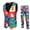 Blue, variant on Men's Christmas Print Suit Jacket Trousers Two Piece Party with Tie Funny Novelty Xmas Outfit