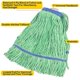 thumbnail image 3 of Mop Head Matthew Cleaning, resistente, de algodón azul comercial, 3 of 7