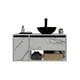 thumbnail image 4 of Gabinete para Baño con Ovalín y Llave Mezcladora, Mueble con Puerta y Cajón, Lavabo Moderno con Almacenamiento, Diseño Minimalista., 4 of 6