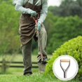 thumbnail image 5 of ZHAOCHENG Pala con mango de hierro de 31 mm de diámetro interior, mango con agarre en forma de D/Y, buena protección para las manos, accesorios de hierro macizo para jardín, herramienta de jardín para, 5 of 5
