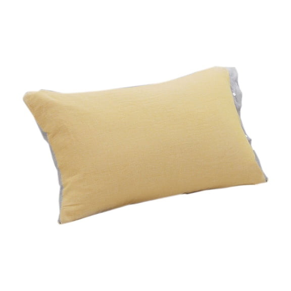 Leodye 1PCS 4-Layer Cotton Pillowcase - with Snap, Removable Cover for Pillows -30.7*29.13*19.68 in