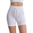 thumbnail image 1 of SAYOO - Calzoncillos de yoga para mujer, cintura elástica con cordón, pantalones cortos de punto ajustados SAYOO  Sexy, 1 of 5