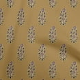 thumbnail image 1 of oneOone Rayon Brown Fabric Asian Block Floral Sewing Craft Projects Fabric Prints By Yard 56 Inch Wide, 1 of 4