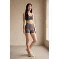 thumbnail image 3 of Women’s Three Pocket Basic Active Shorts, Moisture Wicking Comfortable Wear, 3 of 4
