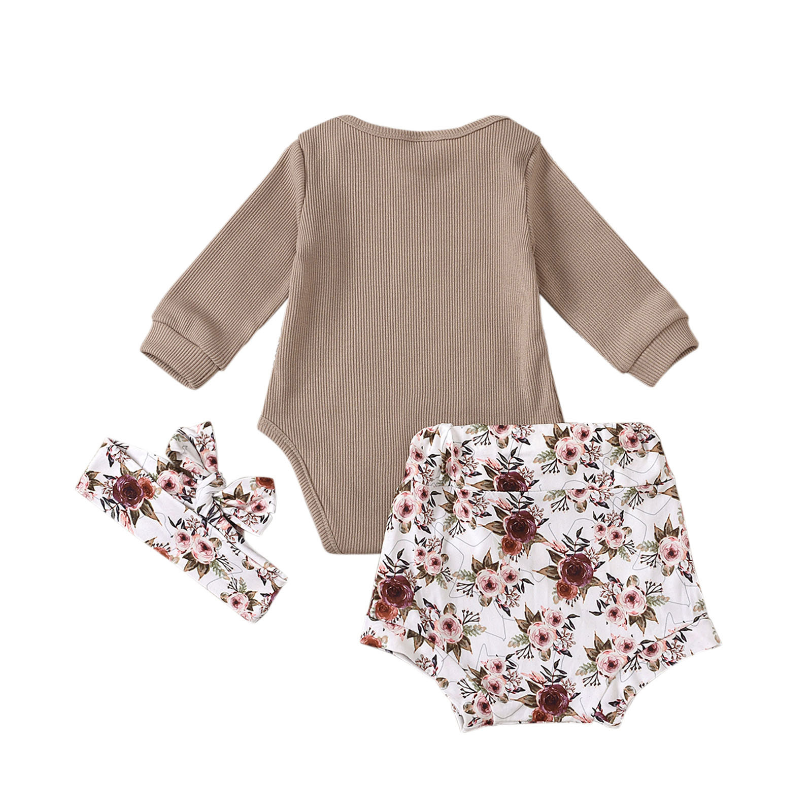 Barboteuse Bébé Léopard à Manches Courtes - Imprimé Lettre - Mixte Fille/garçon - Coton Doux - Taille Unique à Choisir