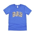 thumbnail image 5 of Dad Shirt for Men Retro Camo Hunting Graphic Tee Camouflage Military TShirt Heather Blue Shirt Adult Small, 5 of 6