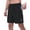 Black, variant on WIZUTIZ Mens Athletic Shorts Running Shorts Quick Dry Workout Shorts 9" Lightweight Gym Basketball Shorts Zipper Pockets