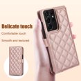 thumbnail image 2 of Case Wallet for Samsung Galaxy S21 Ultra, [Wristlet & Crossbody Strap] RFID Blocking 5 Card Slots Stand [Shockproof TPU Shell] PU Leather Magnetic Flip Cover Compatible with S21 Ultra, Rosegold, 2 of 9
