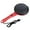Red Pan + Plate (US), variant on Non-Stick Electric Crepes Pan - 8" Portable Versatility Griddle & Crepe Maker, Automatic Temperature Control One-Button Switch, Make Tacos, Burritos, Crepes, In 20 Seconds (Black Pan (US))