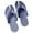 Blue, variant on Women’s Solid Color Flip Flops with Bow Accent, Non-Slip Cushioned Thong Sandals, Lightweight Summer Beach Slippers for Daily Wear