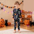 thumbnail image 6 of KPOPLK Girls Pajamas Skeleton Ghost Print Outfit 2 Piece Long Sleeve Top and Pant Outfit Set Cotton Sleepwear Halloween Jammies 2t 3t 4t 5t 6t 7t 8t Size 6-7 Years, 6 of 9