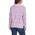 thumbnail image 2 of Weatherproof Vintage Womens Ribbed Trim Open Stitch Mock Turtleneck Sweater, 2 of 2