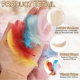 thumbnail image 3 of Uxcell 300 Pack Khaki Craft Feathers, 2-4 Inch Colored Feathers for Crafting, Fluffy Feather Bulk for DIY Crafts, Dream Catcher Supplies, Wedding Party Decoration, 3 of 6