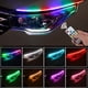 thumbnail image 2 of 2 piezas de luces LED de color drl, luz diurna de flujo secuencial rgb, luces de flujo multicolores, señales de giro huangjie unisex, 2 of 2