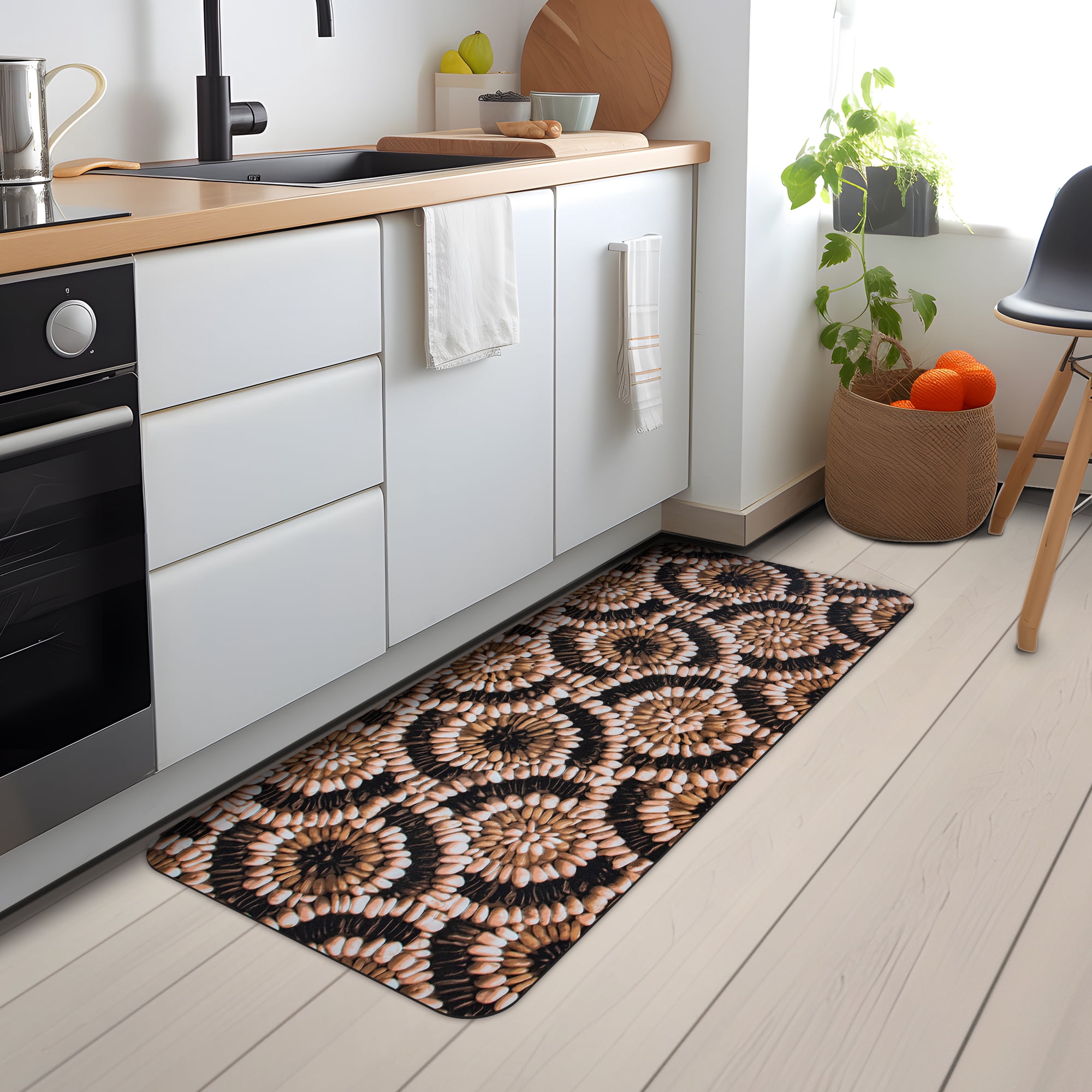 Ray Star Kitchen Mat 20''x31.5'',0.31 Inch Thick Anti Fatigue Kitchen Rug Cushioned Kitchen Mats for Floor Comfort Standing Desk Mats for Office,Laundry Room